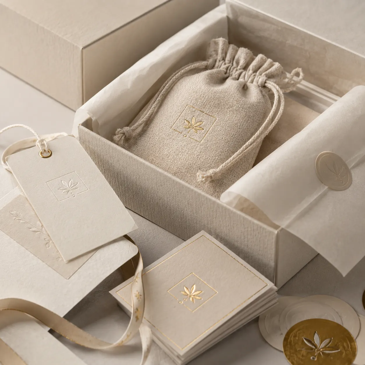 Product references, cards and packaging collateral for production planning