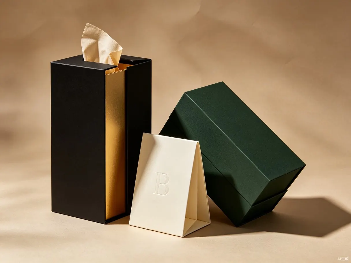 Featured rigid boxes and folding cartons in various finishes